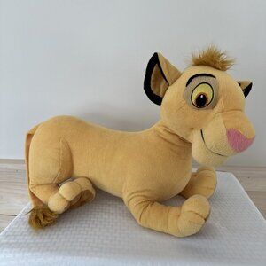 Disney Hasbro 2002 Large 20" Lion King Plush Stuffed Simba